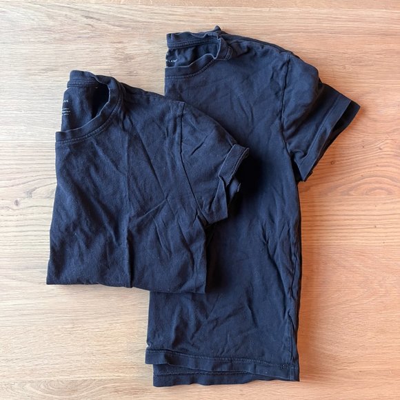 Everlane Cotton Box-Cut Tee Black XS - Picture 4 of 4